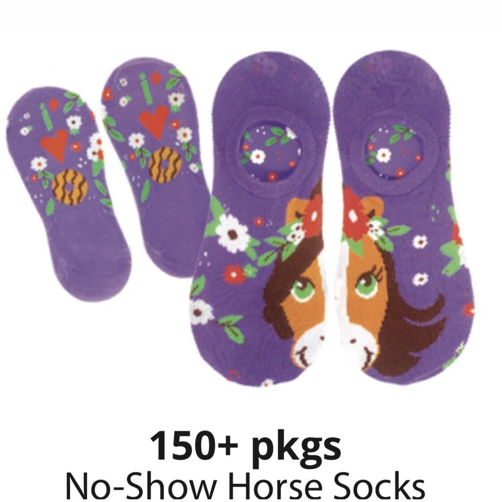 1 pair Girl‎ Scouts Reward Socks HORSE Teen Size 2021-2022 GSCookie prize
